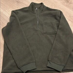 Sonoma Men's Forest Green Zip-Up Sweater